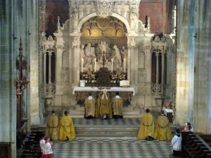 L'arrivée du clergé