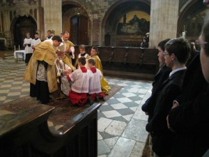 Ablutions après les confirmations