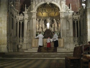 Dépouillement de l'autel