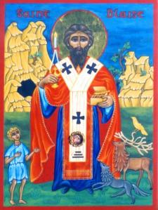 3 février, fête de saint Blaise, saint&nbsp;auxiliaire