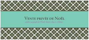 18, 19 et 20 novembre – Vente de Noël au profit de l&rsquo;école&nbsp;Sainte-Anne