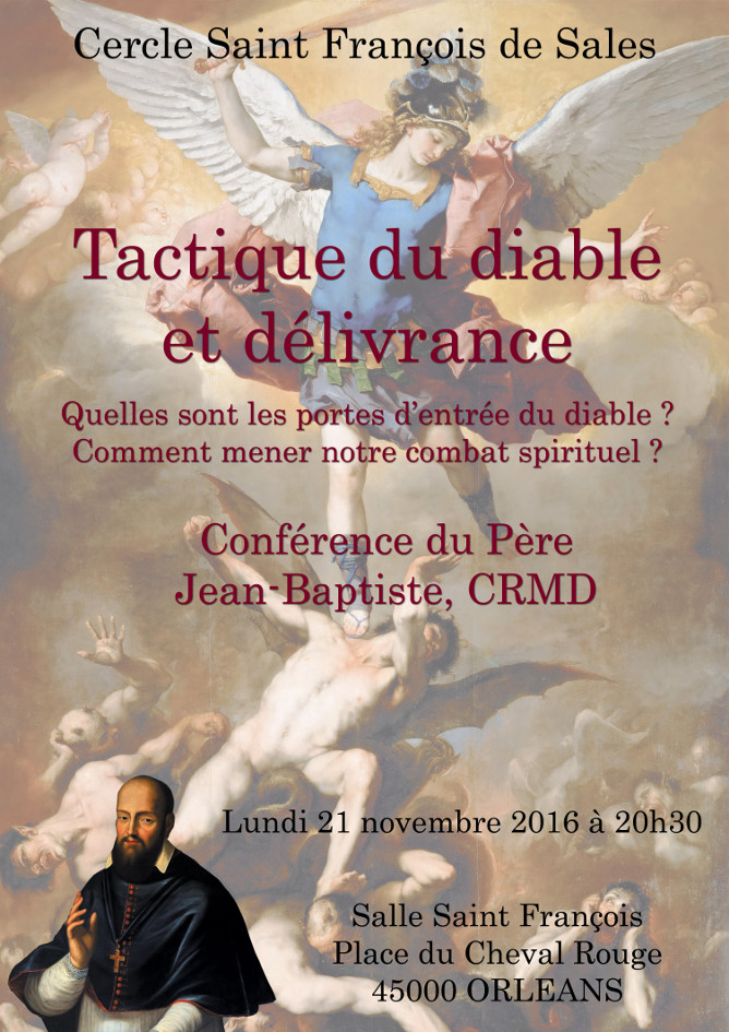 Conférence à Orléans, le 21&nbsp;novembre