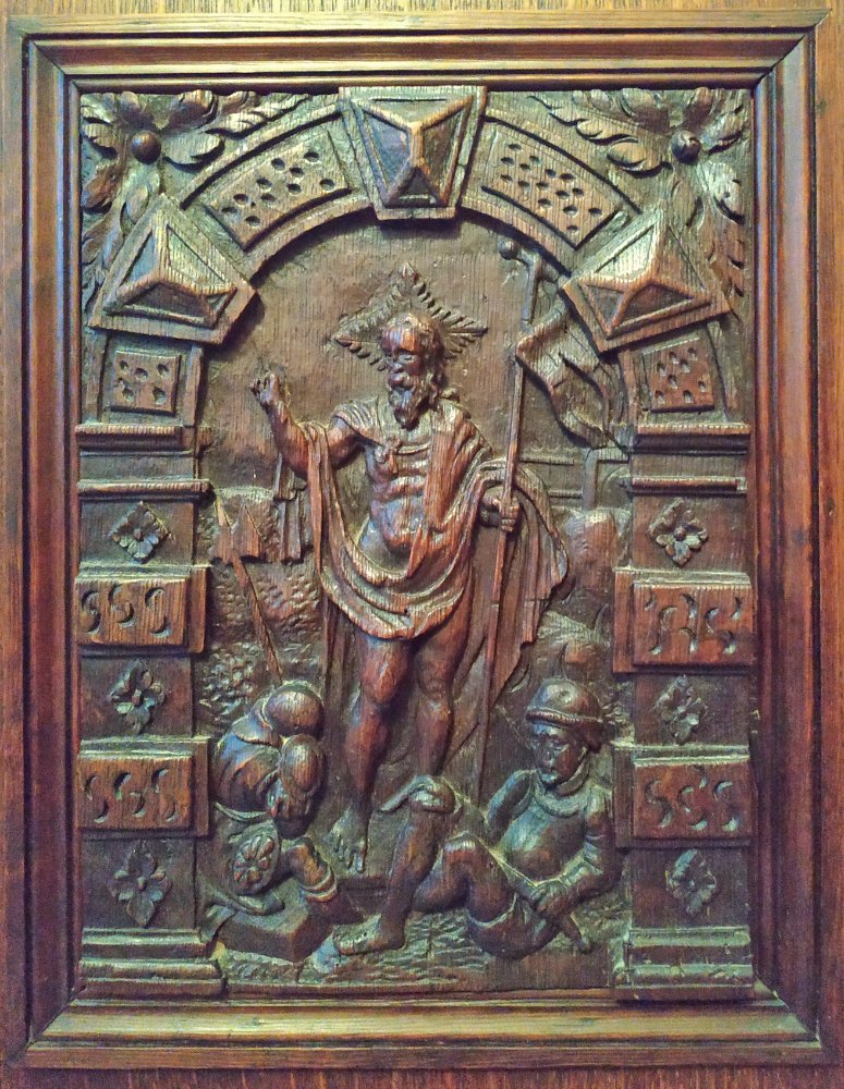 Résurrection - meuble de sacristie, ND de Recouvrance 