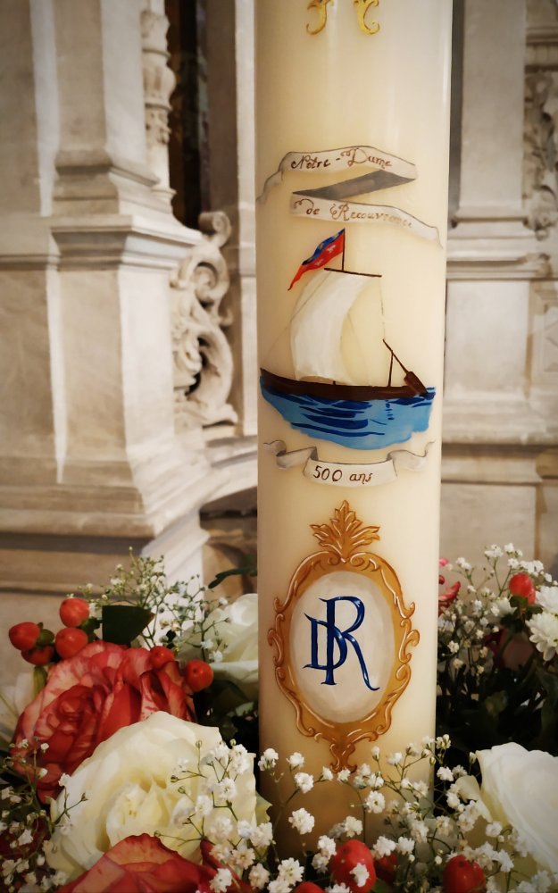Cierge pascal - 500 ans ND de Recouvrance - Orléans 