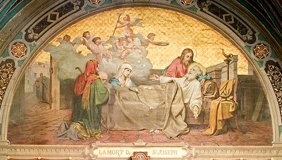 La mort de saint Joseph - Église Notre-Dame de Recouvrance Orléans
