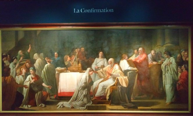 Horaire de messe ND de Recouvrance Orléans - tableau Confirmation Jean Bardin