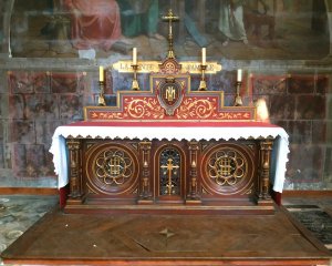 Autel latéral, ND de Recouvrance - Messe diocèse d'Orléans