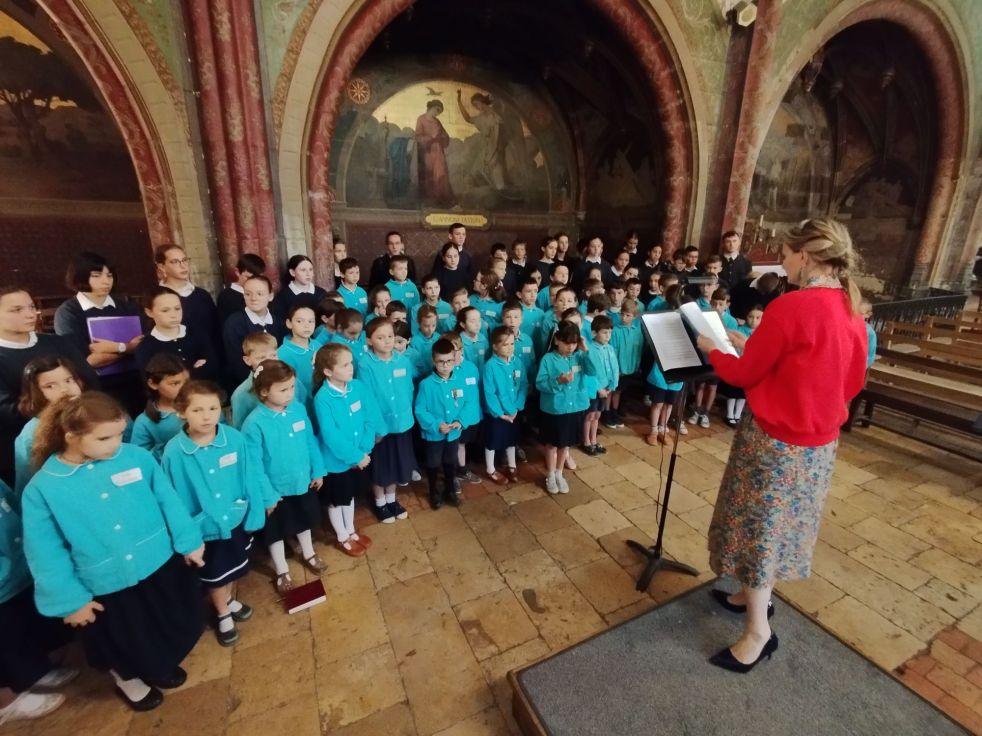 Chorale des élèves de l&rsquo;Institution Sainte&nbsp;Anne